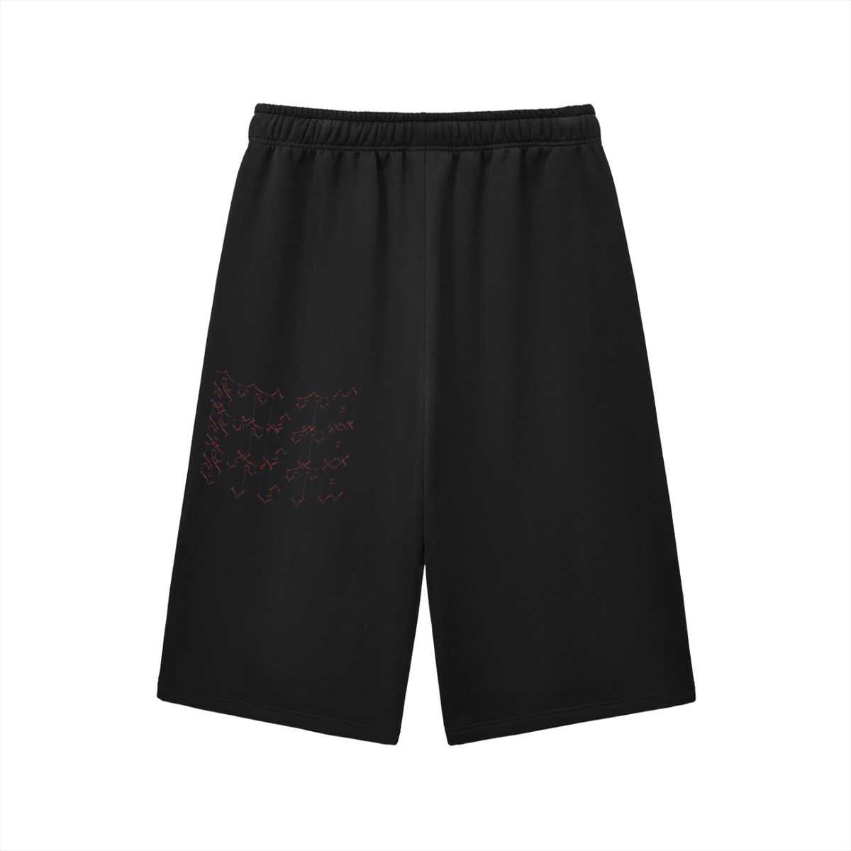 Relaxed Drawstring Three-quarter Sweatpants