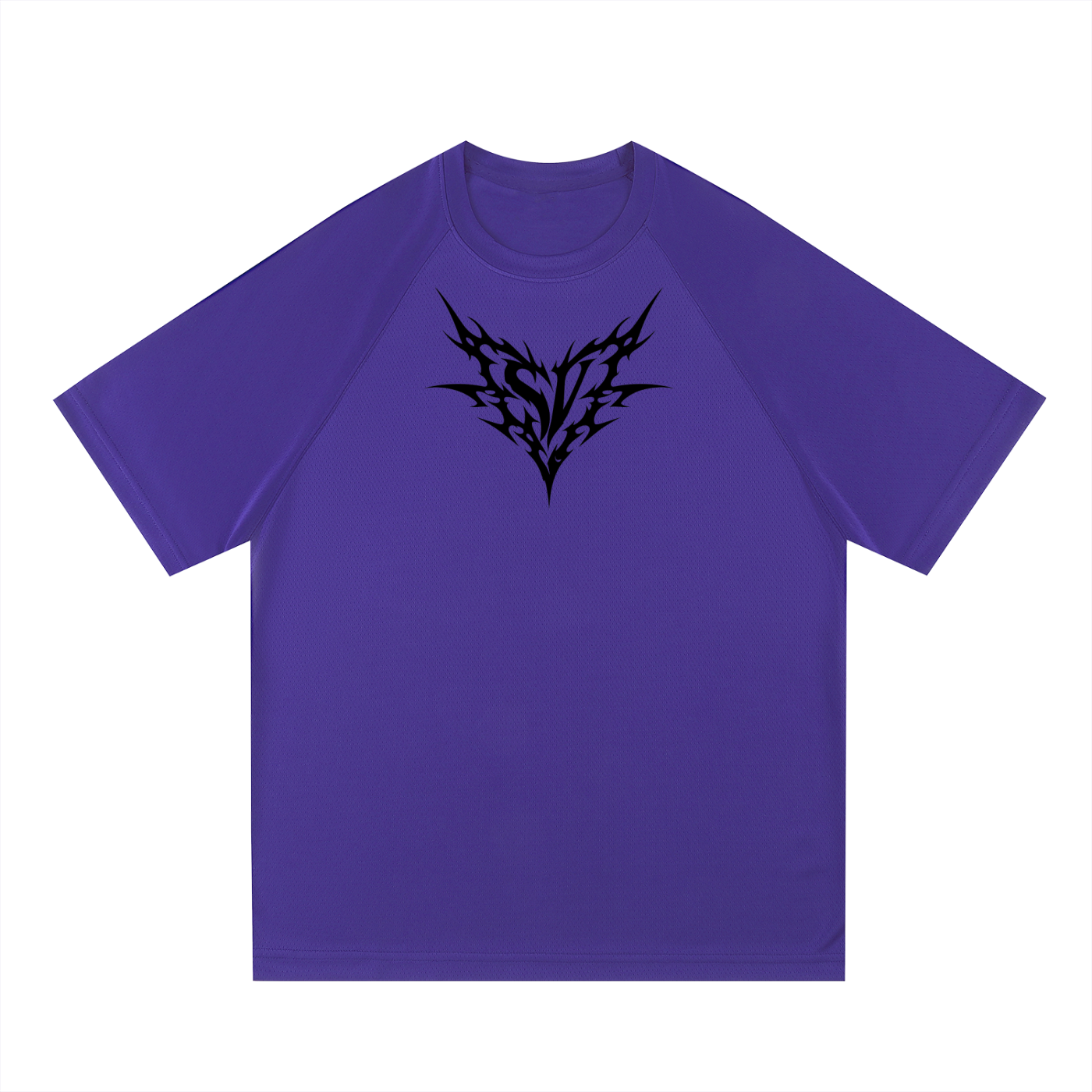Raglan Sleeve Mesh T-Shirt