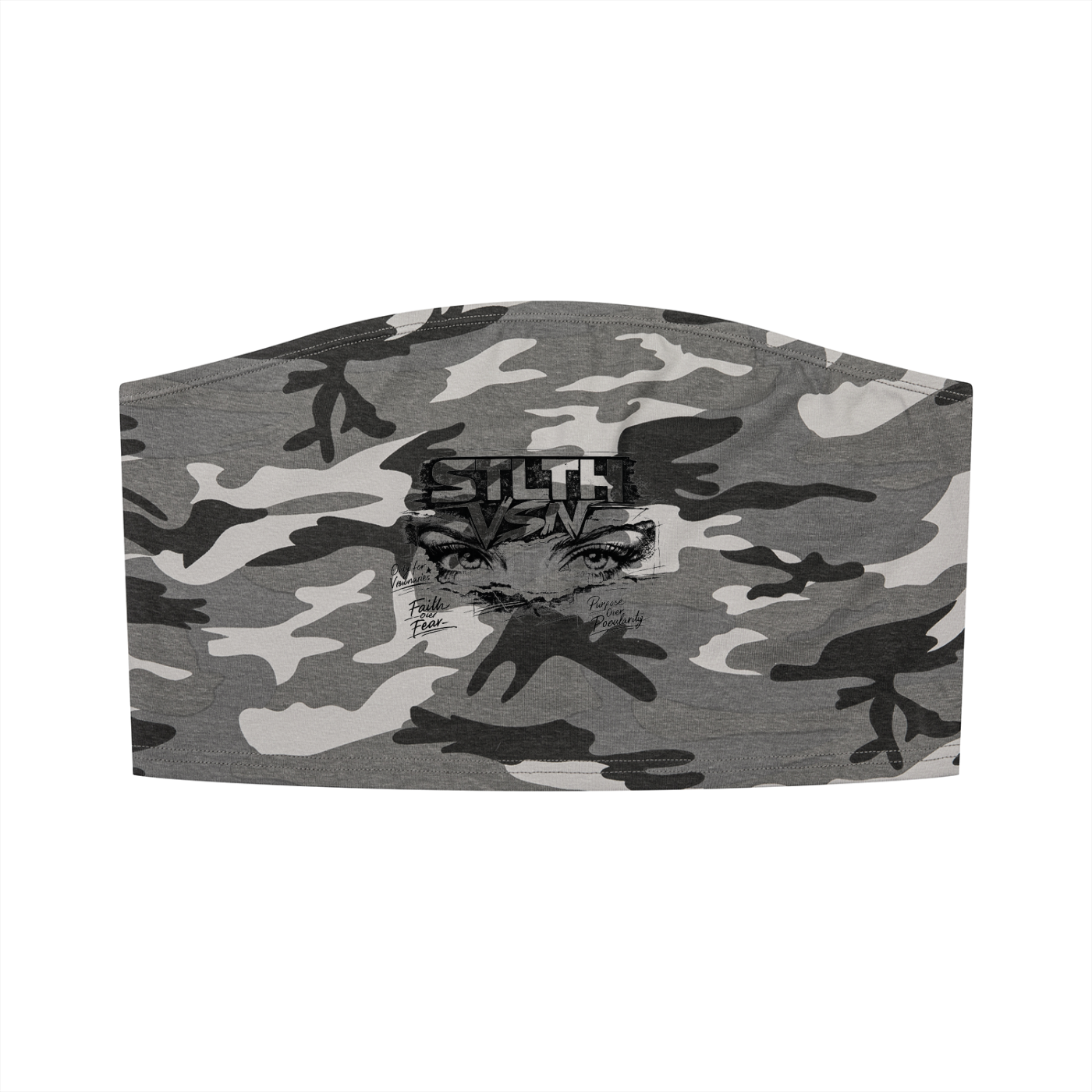 Women’s Camo Cropped Tube Top