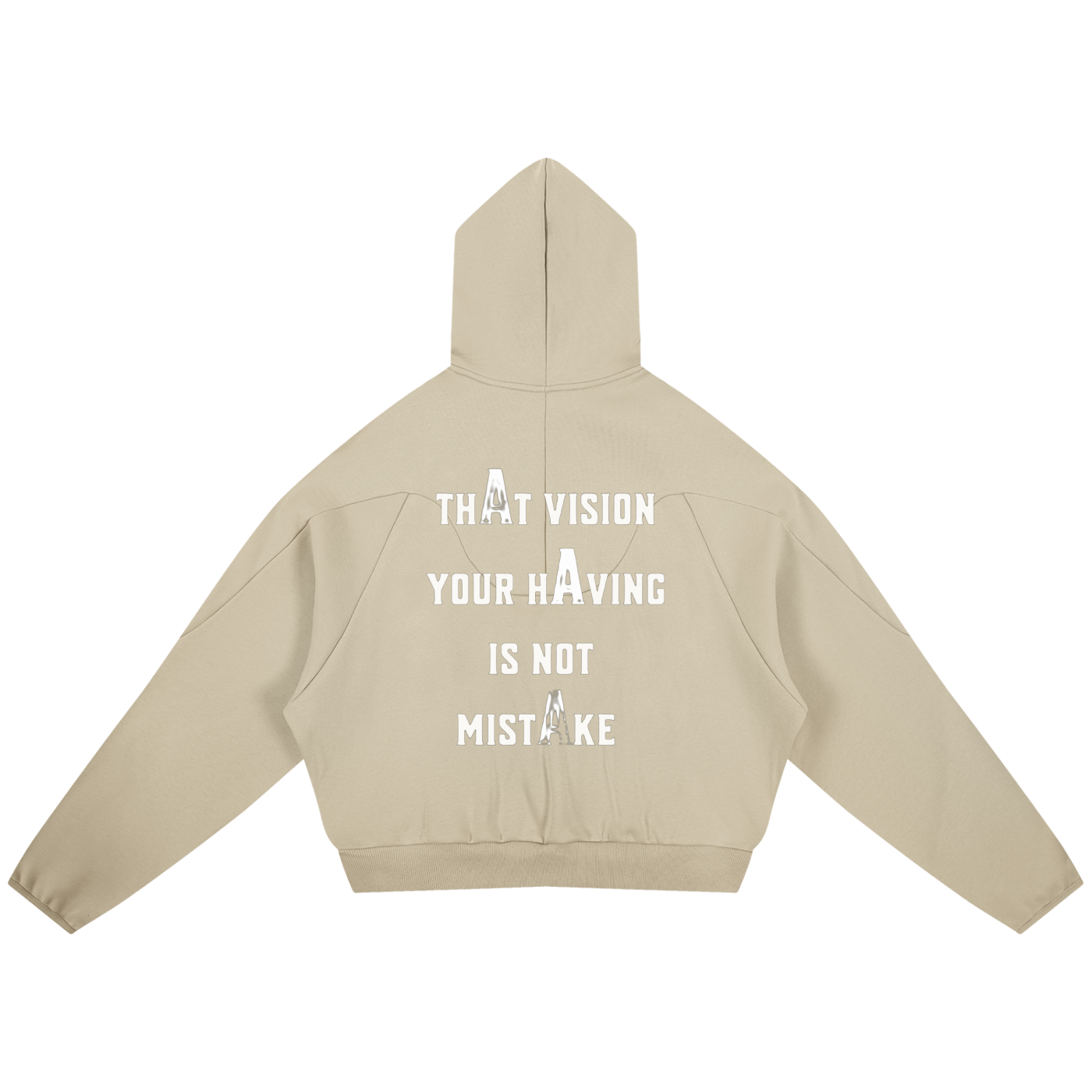 Curved Panel Raglan Hoodie