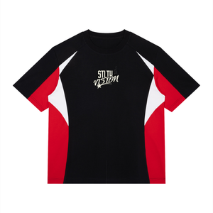Black with Red