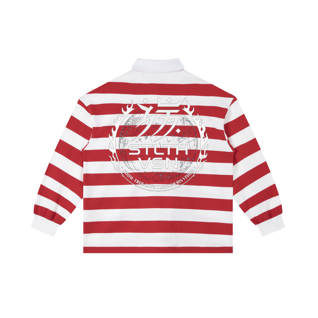 Faith Pin Stripe Polo Shirt