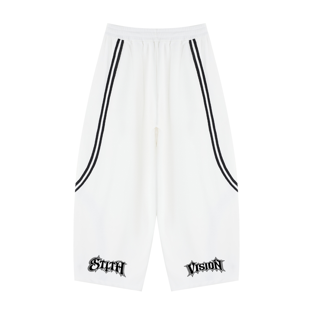 Unisex Wide Leg Piping Sweatpants