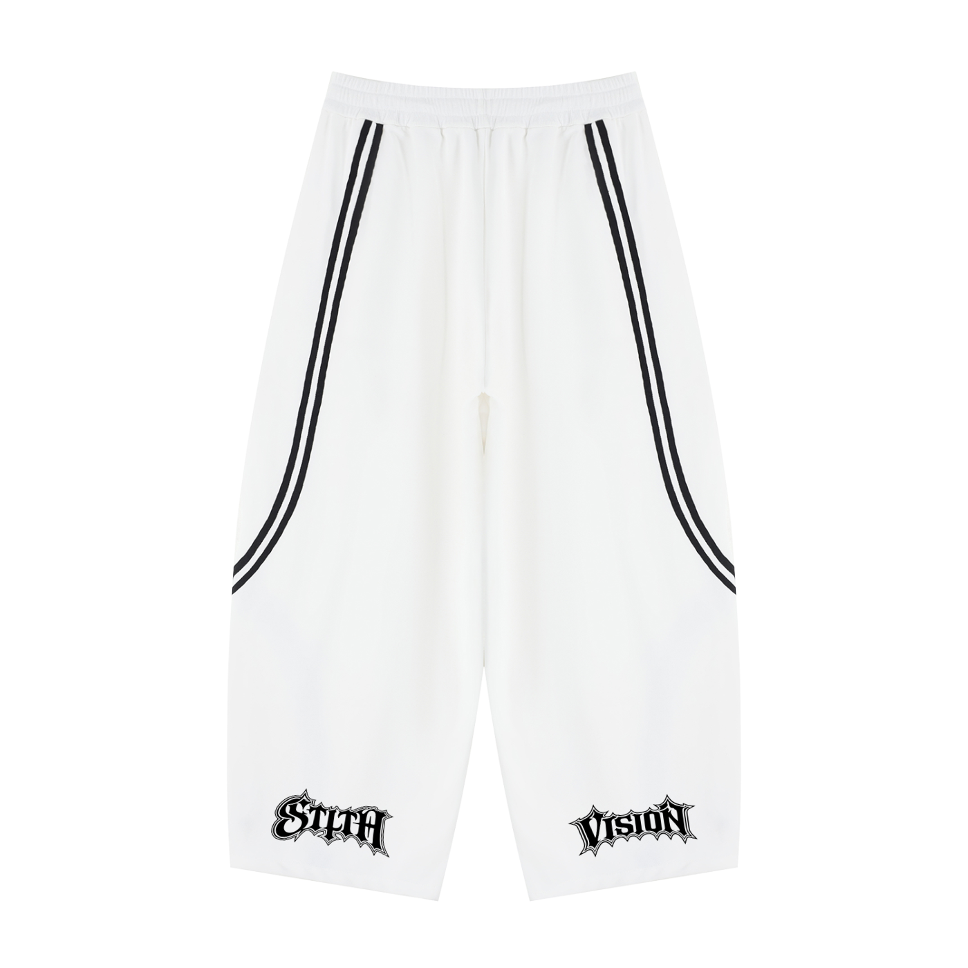Unisex Wide Leg Piping Sweatpants