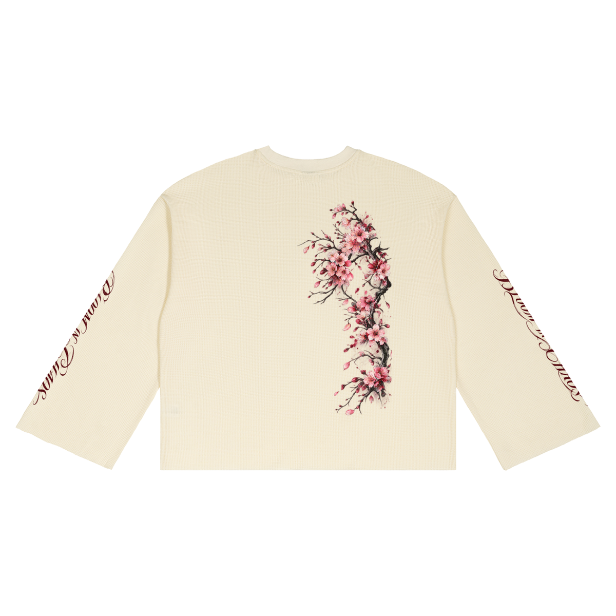 Blossom Waffle Raw Edge T-Shirt