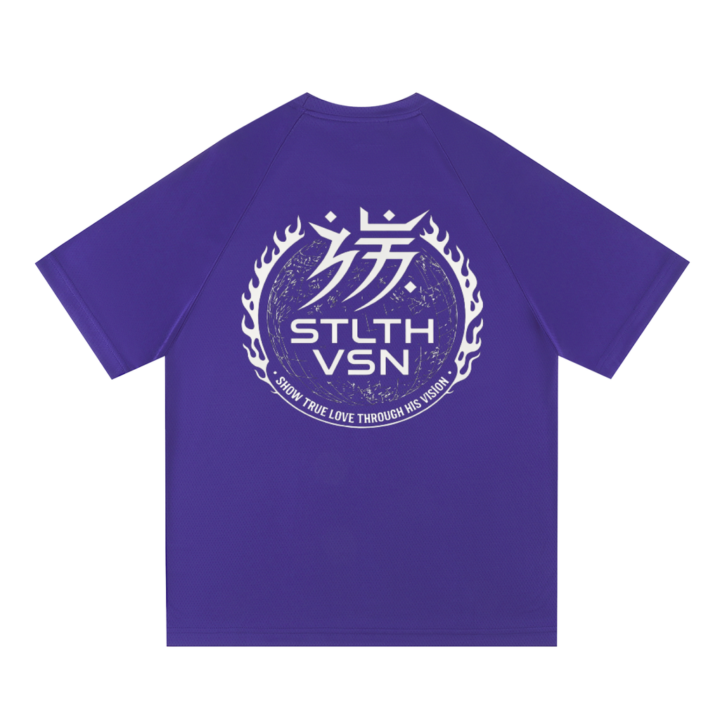 Raglan Sleeve Mesh T-Shirt