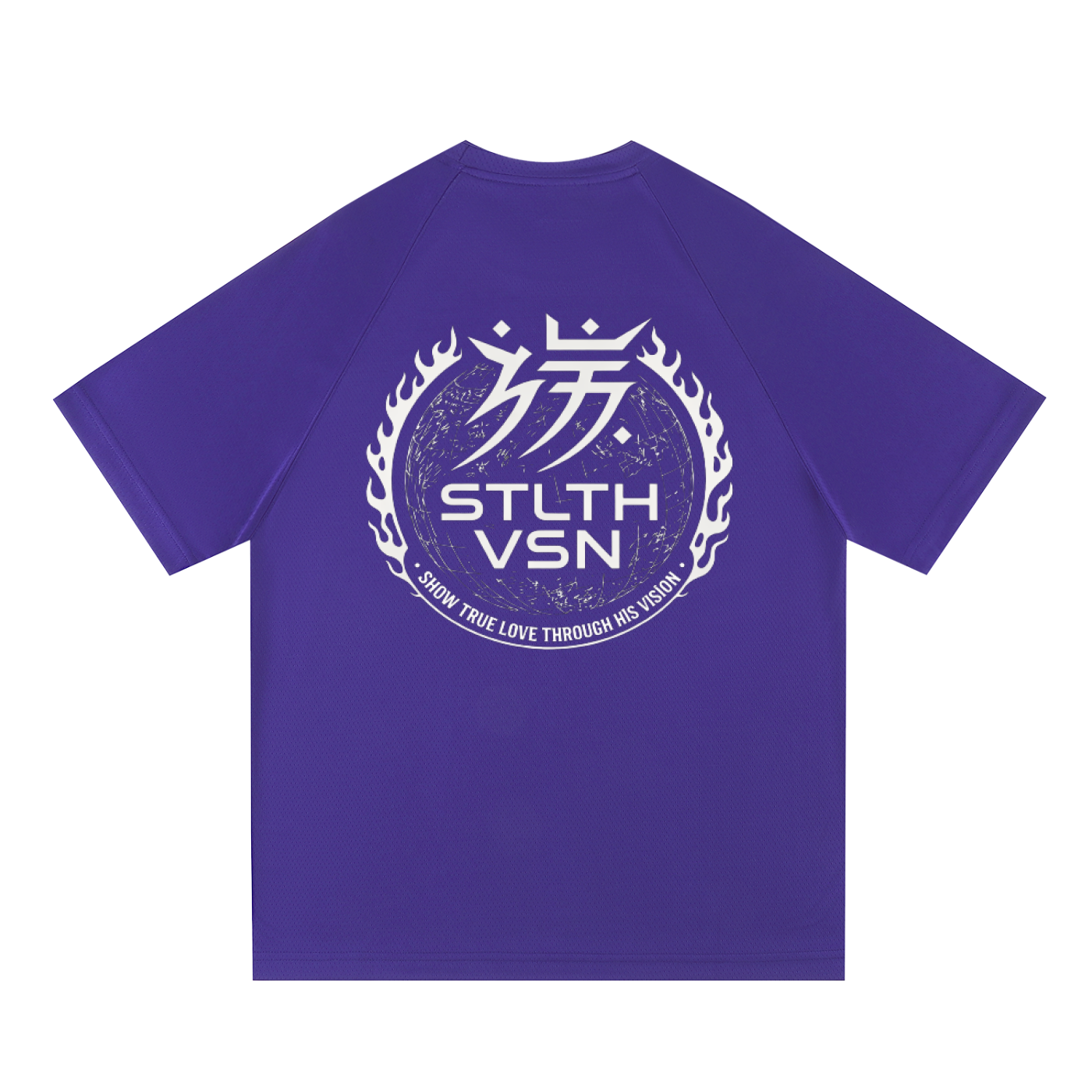 Raglan Sleeve Mesh T-Shirt