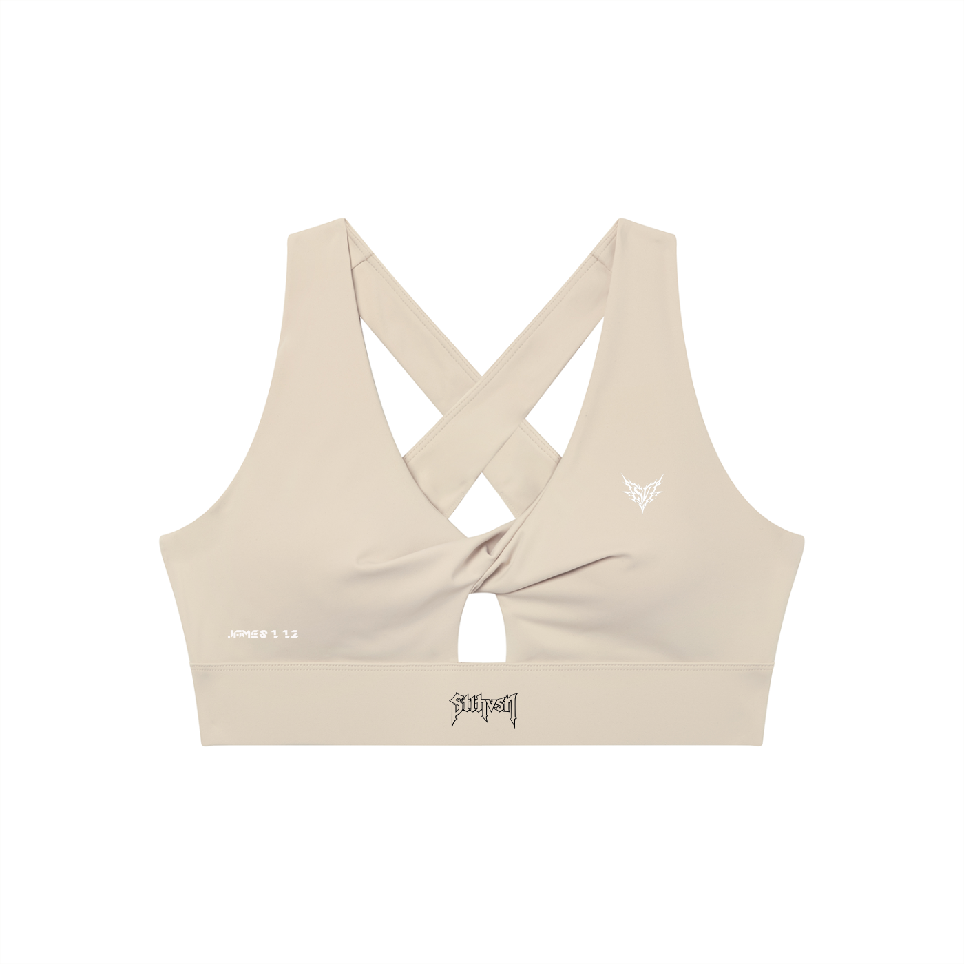 Women's Twist Front V-Neck Sports Bra