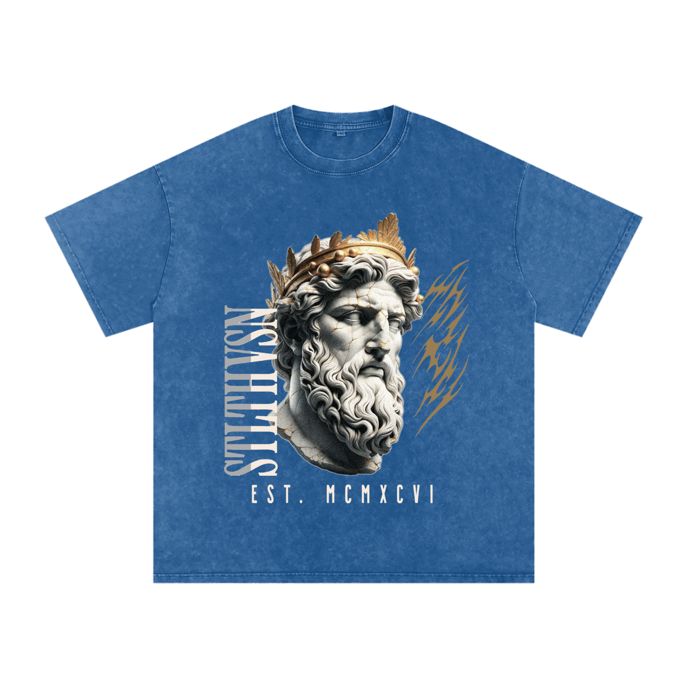 STLTH VSN Acid Wash Oversize