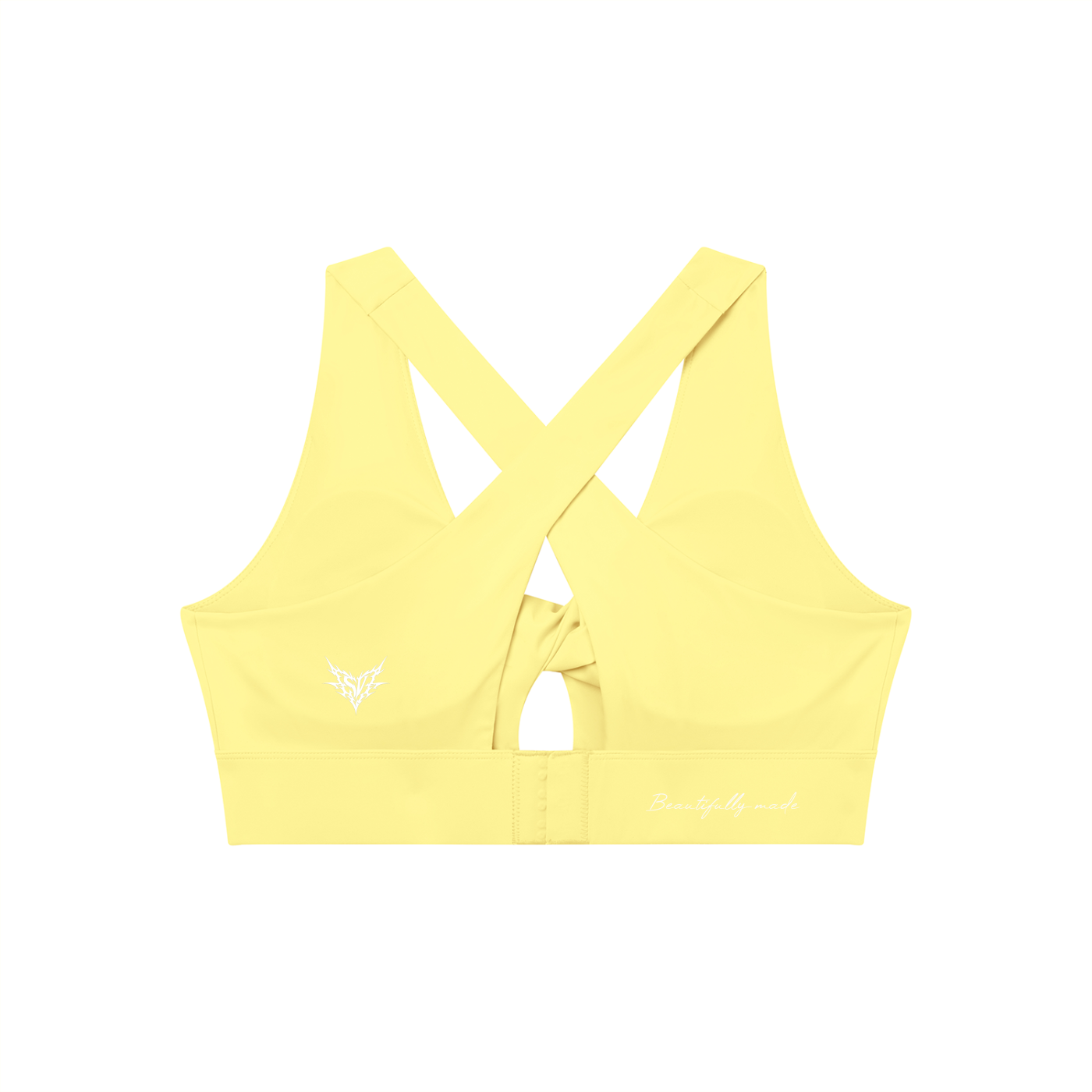 Women's Twist Front V-Neck Sports Bra
