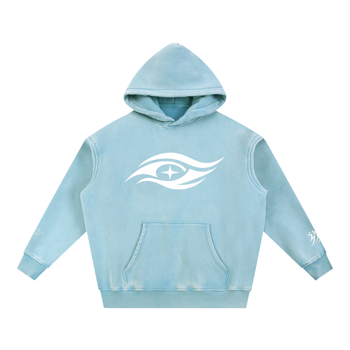 SV27 BLESSED  Snow Wash Fleece Oversize Hoodie
