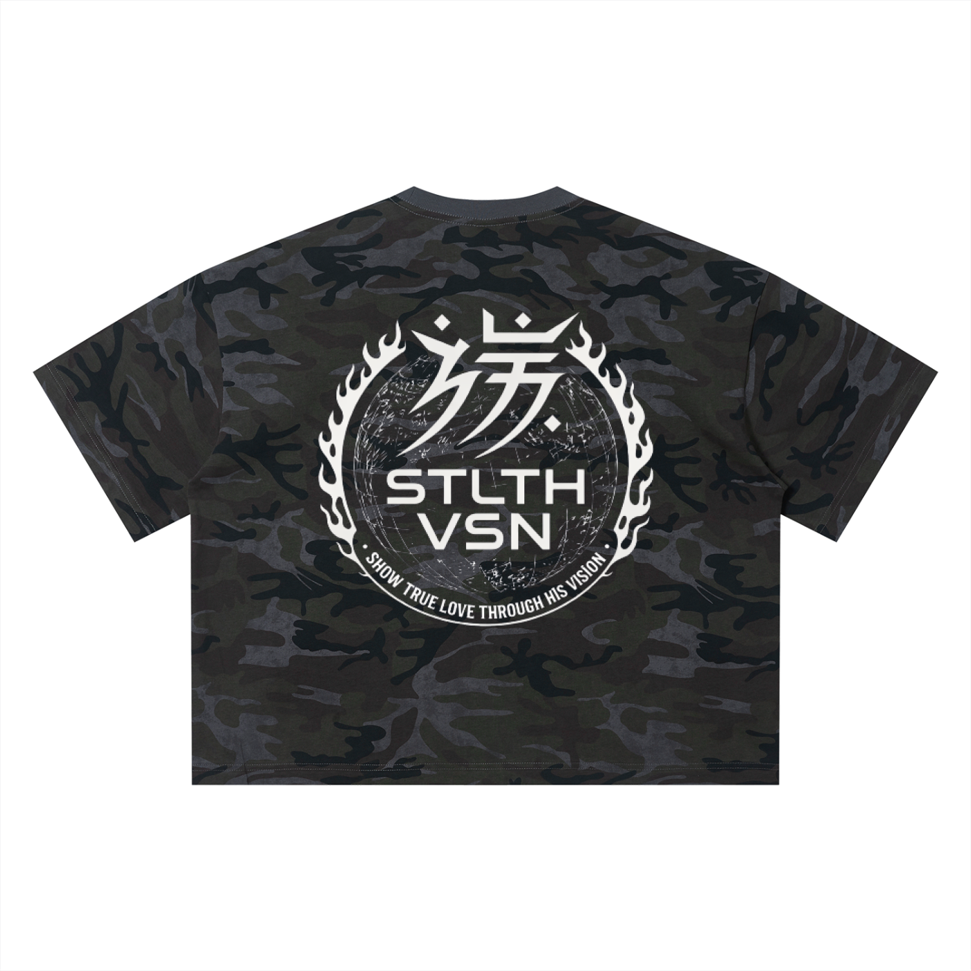 Unisex Camo Boxy T-Shirt