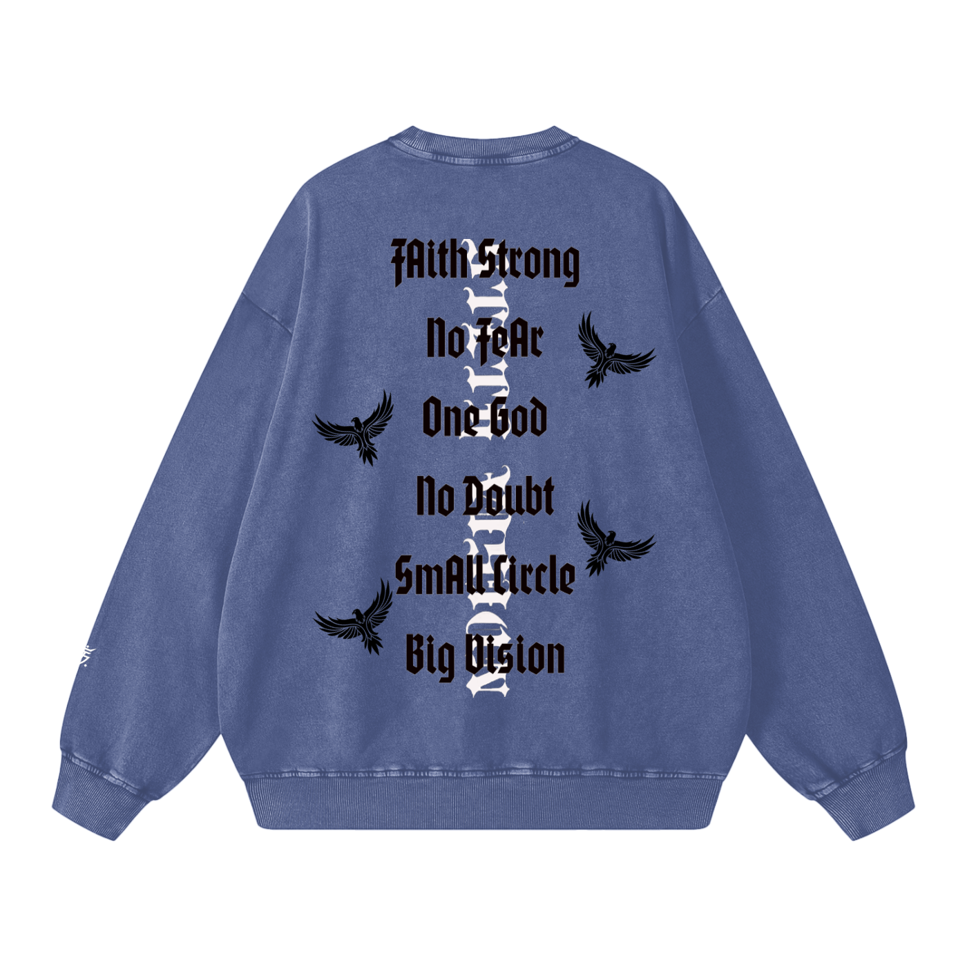 Snow Washed Oversized Sweatshirt