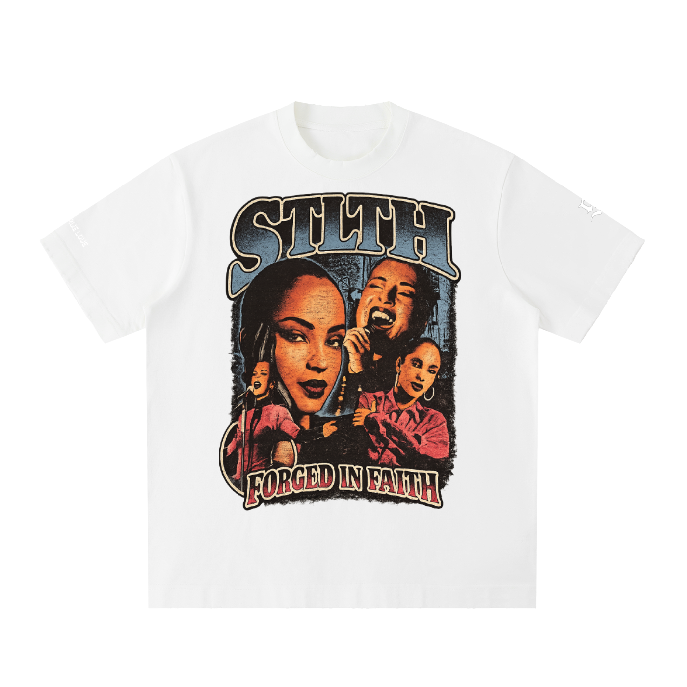 SDE Vintage Washed Frayed T-Shirt
