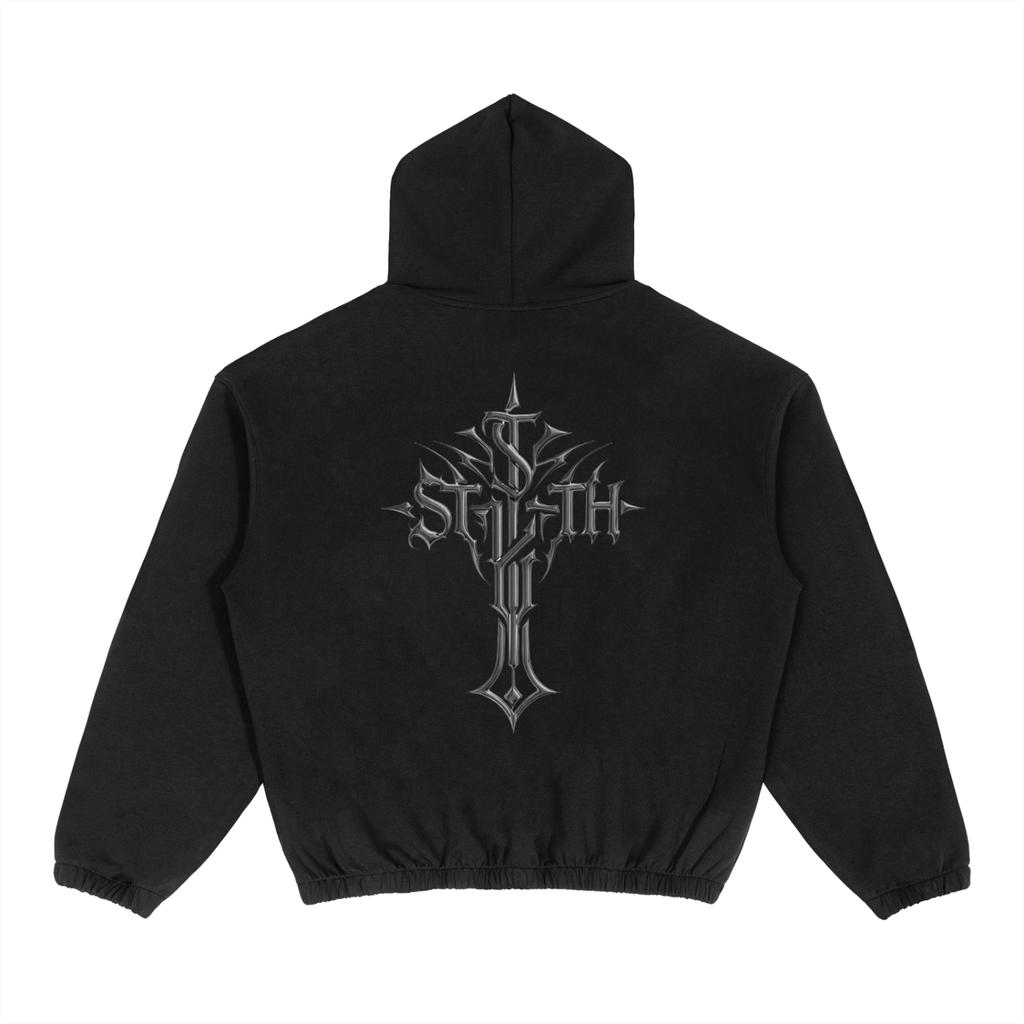 Boxy Cinched Hem Hoodie