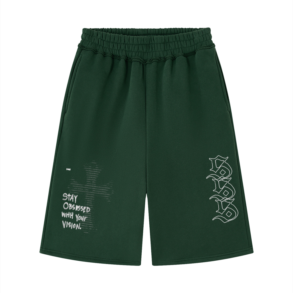 Vision Raw Edge  Shorts
