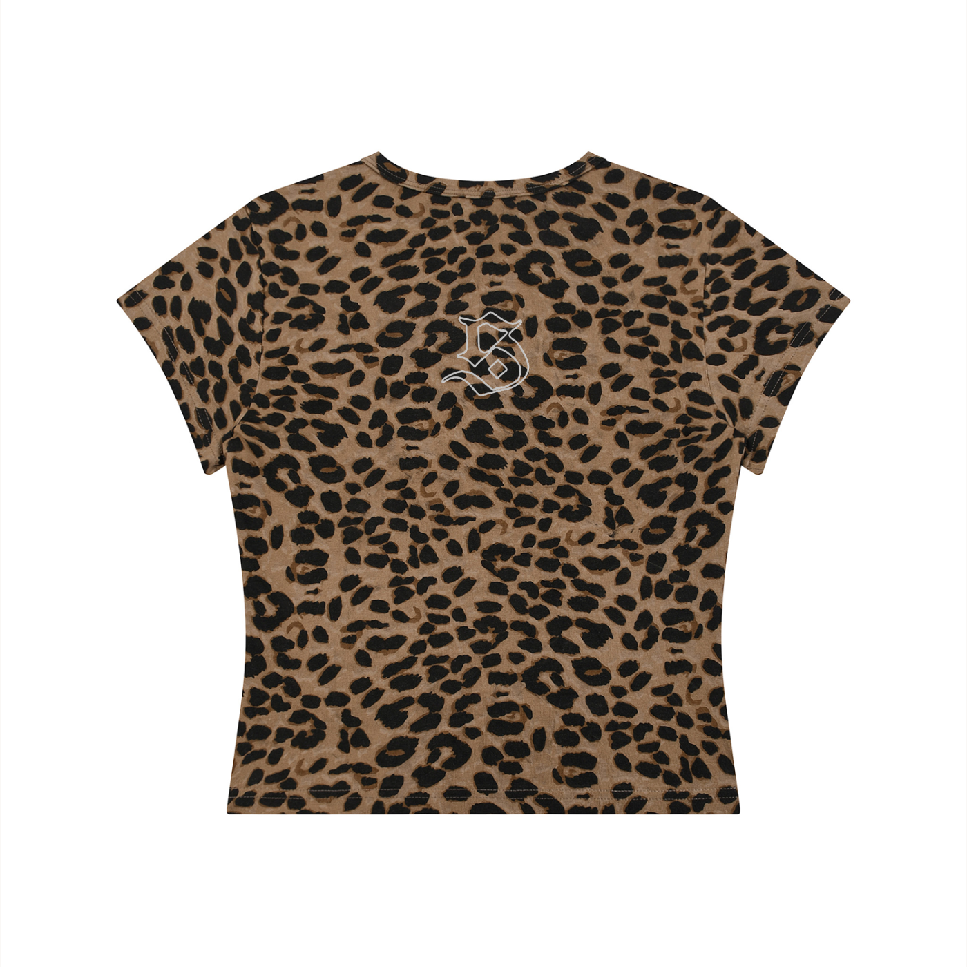 Forged in Faith Women’s Leopard Print Crop T-Shirt