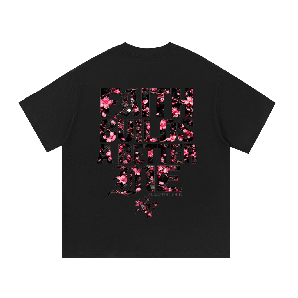PINK FAITH Cotton T-Shirt