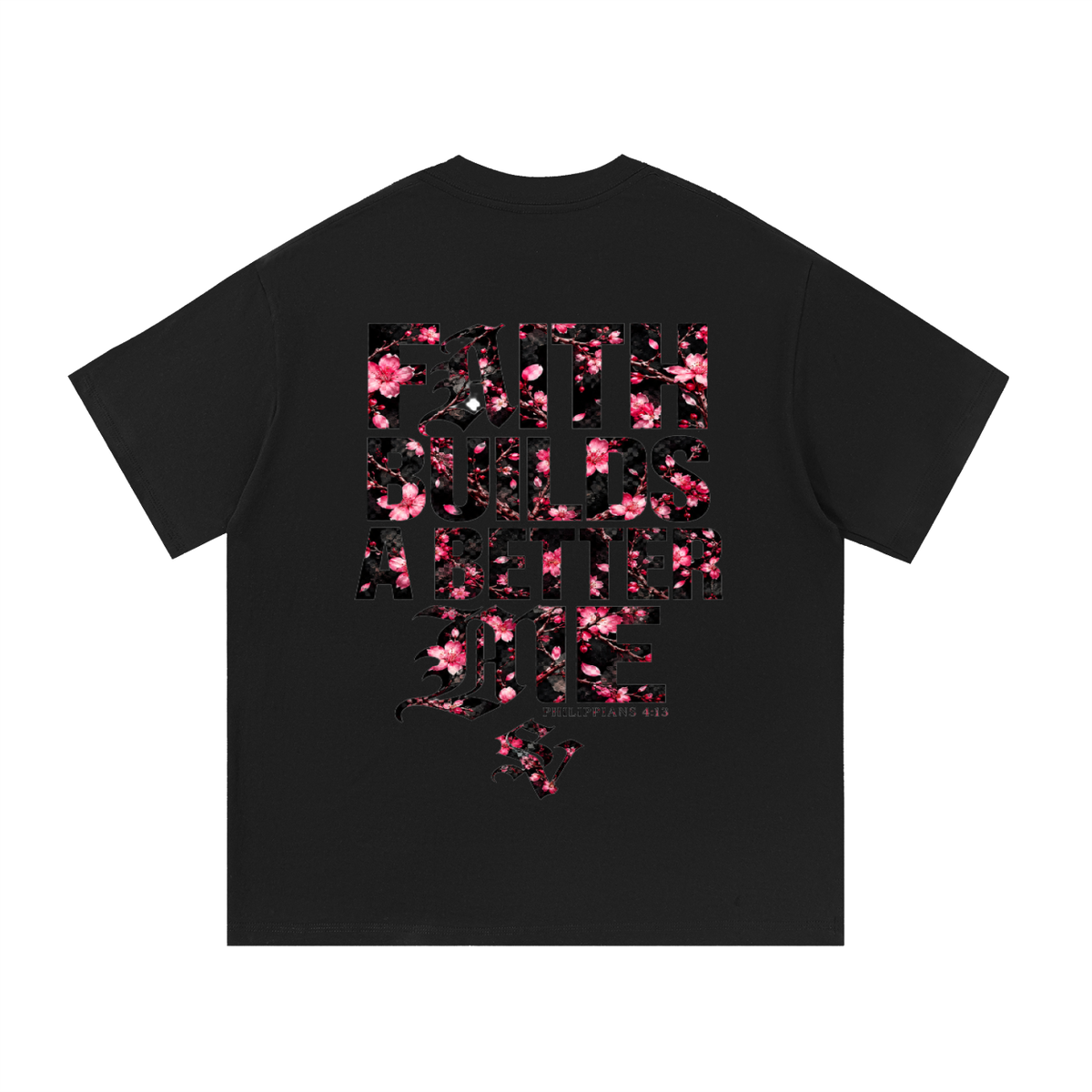 PINK FAITH Cotton T-Shirt