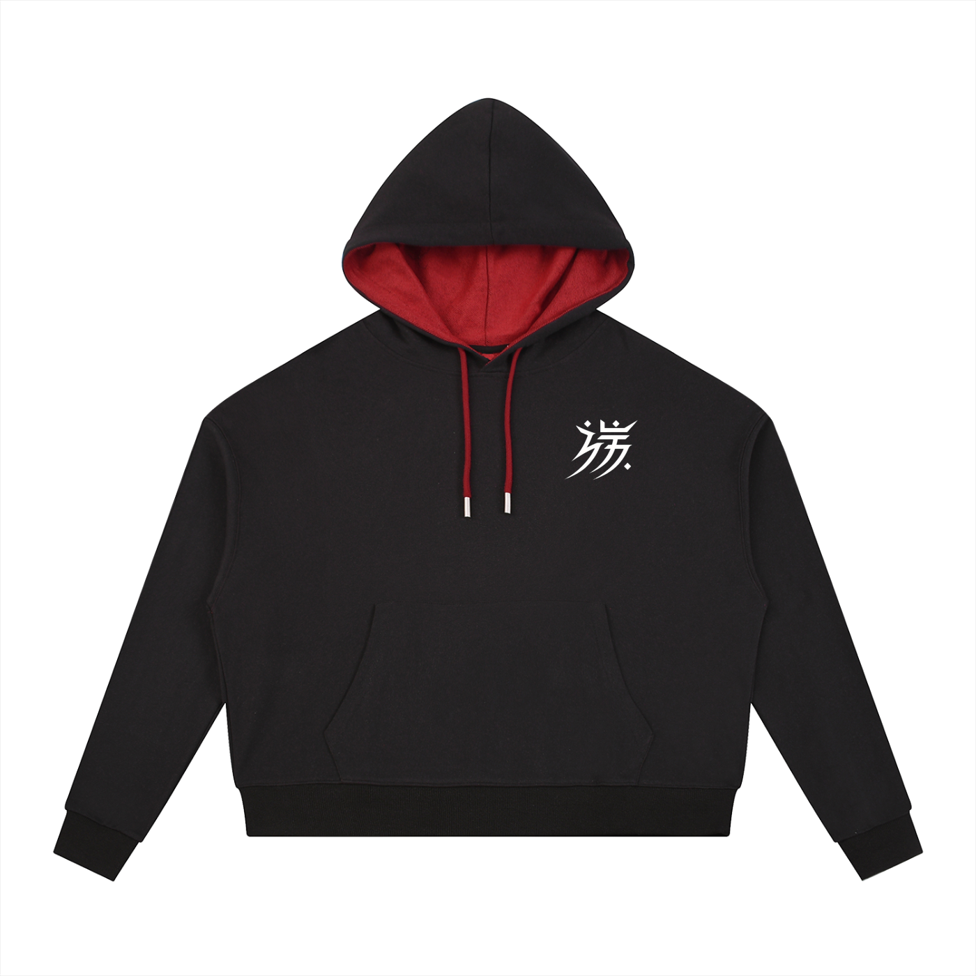 Contrast Drawstring Hoodie