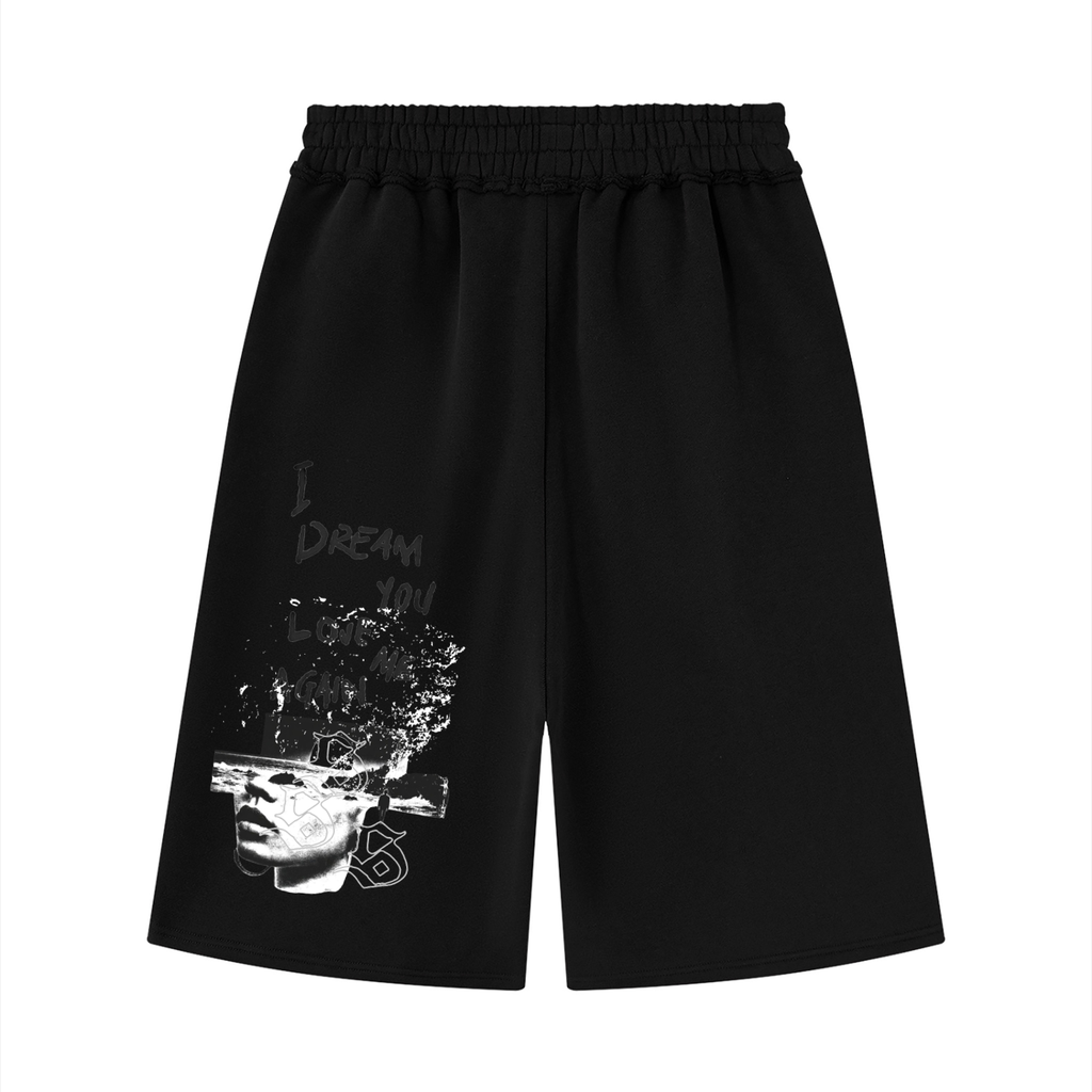 Vision Raw Edge  Shorts